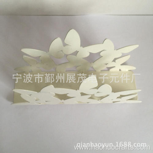 White butterfly paper towel rack handicrafts ornaments